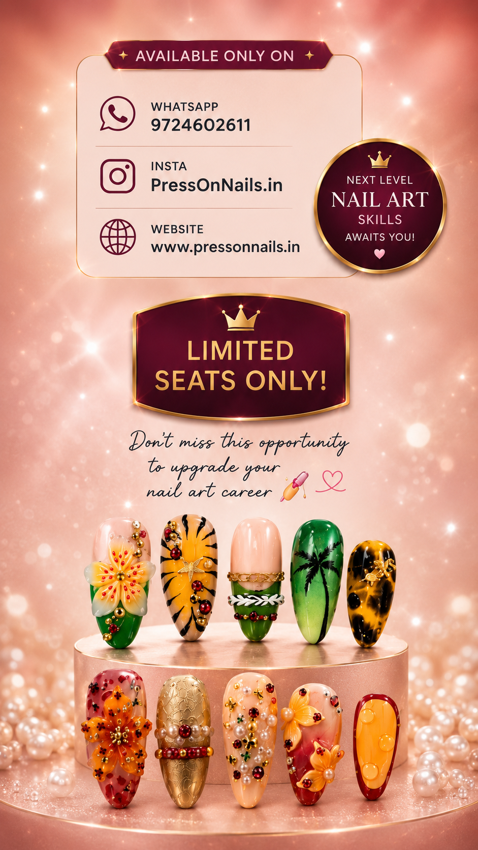 3D Designer Nail Art Master Class