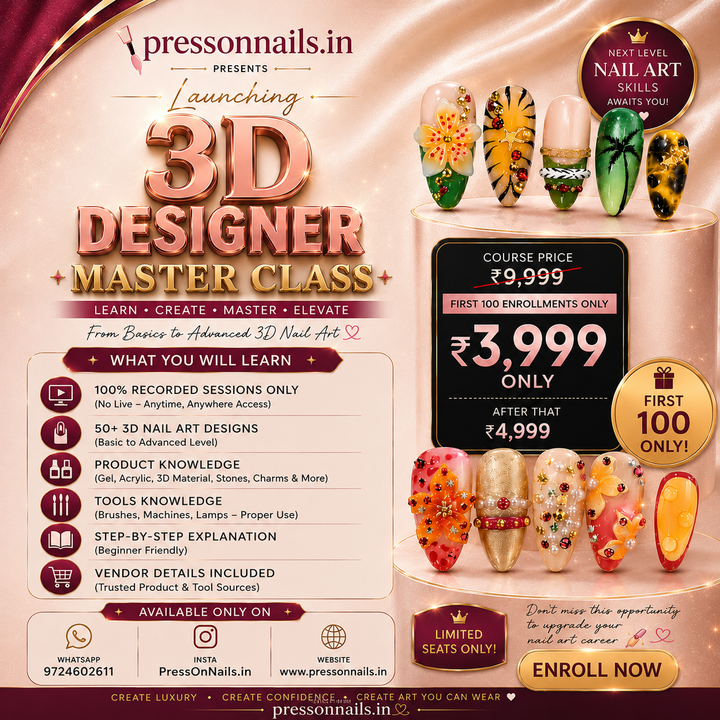 3D Designer Nail Art Master Class