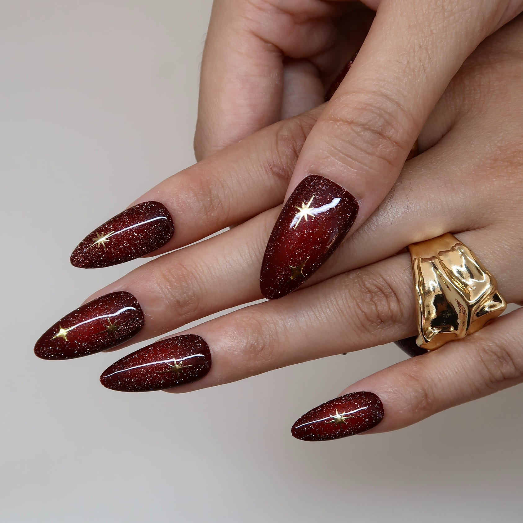 Ruby Snowflakes